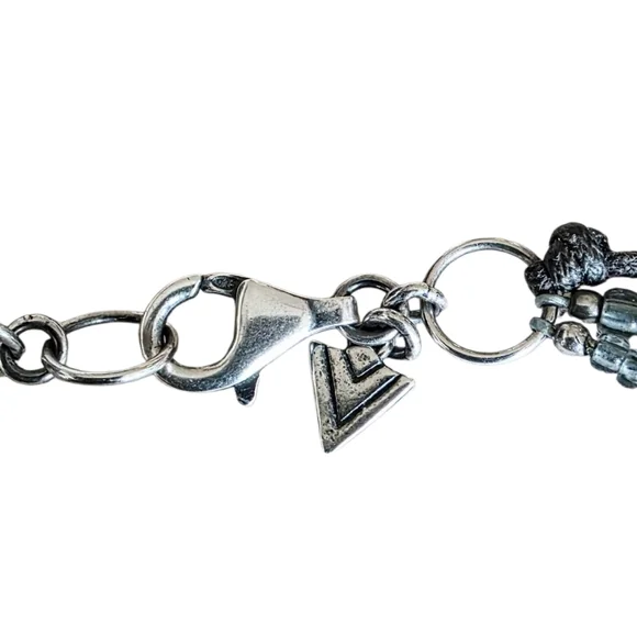 Silpada Sterling Silver Multistrand Hematite Seed Bead Dewdrops Necklace N2097 - Picture 8 of 15